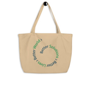 JBM Purpose Spiral Large organic tote bag